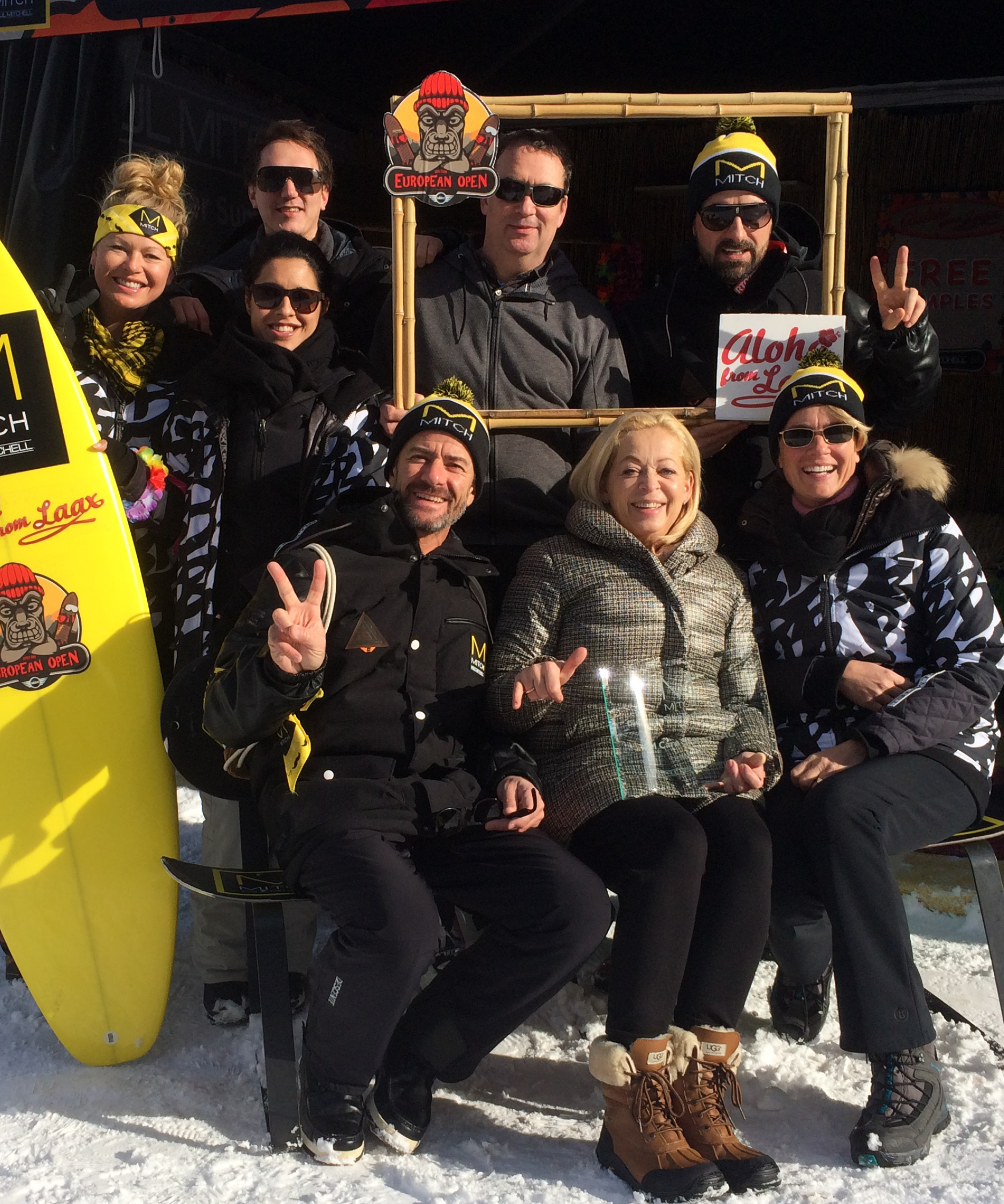 PM Care Systems AG Team at Burton Open Laax