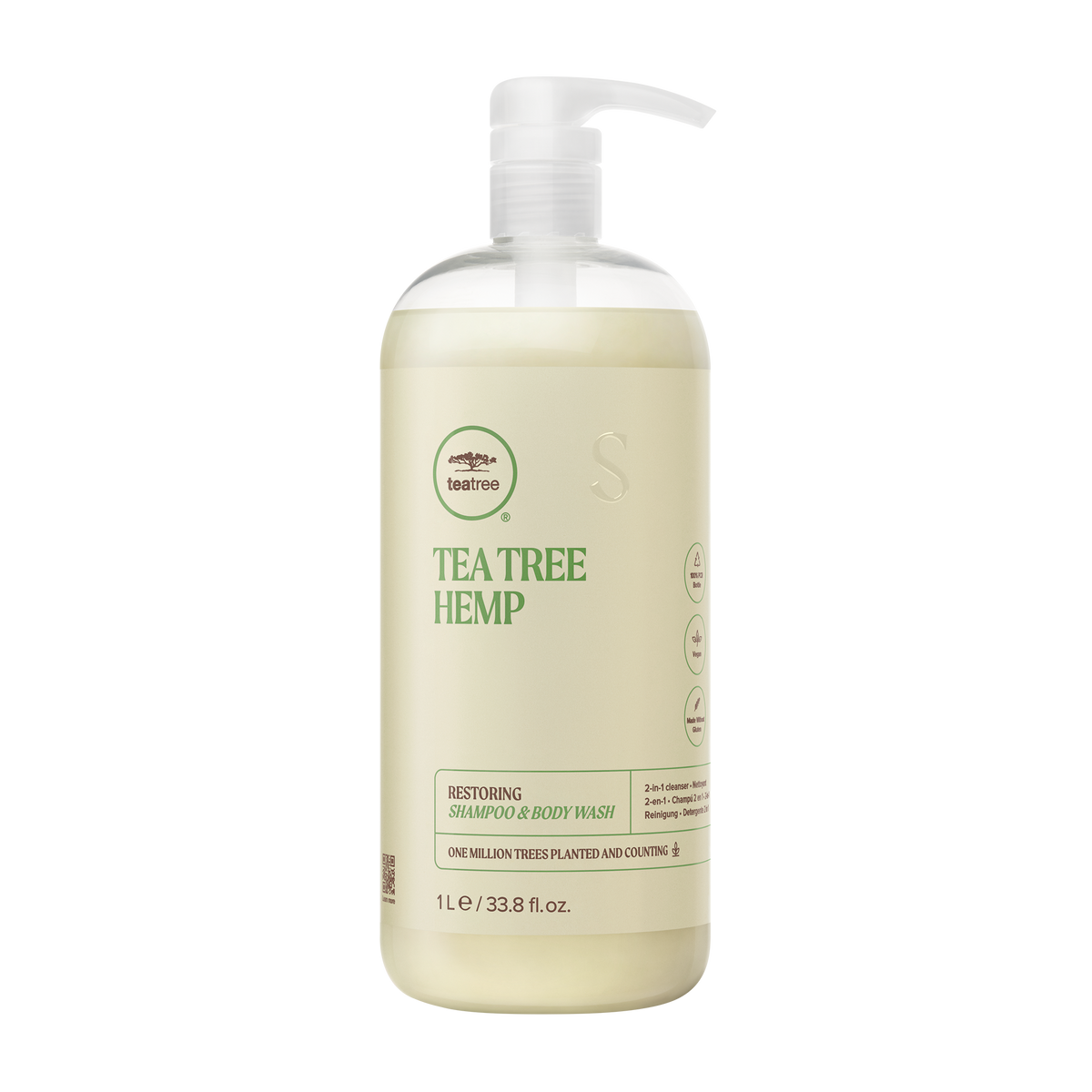 Tea Tree Hemp Restoring Shampoo &amp; Body Wash